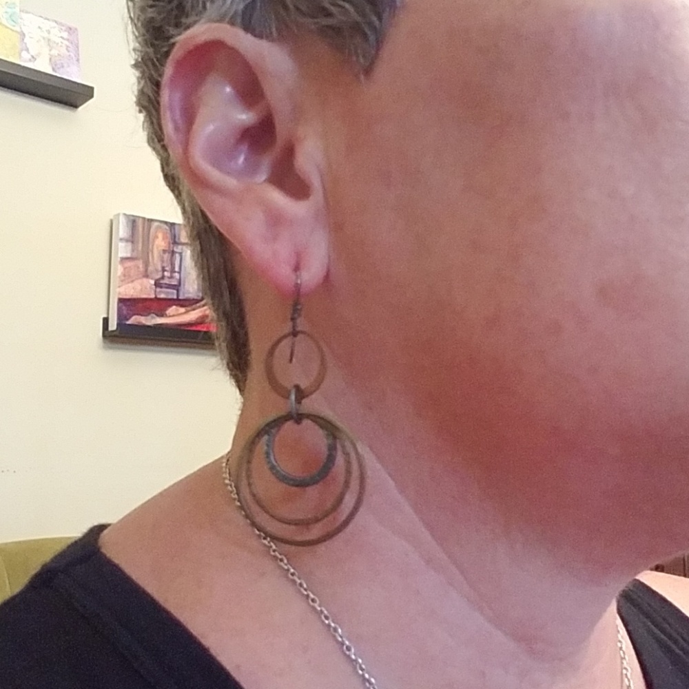 Handmade earrings - Picture 2 of 2